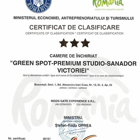 Green Spot - Premium Studio - Sanador Victoriei Bucareste Exterior foto